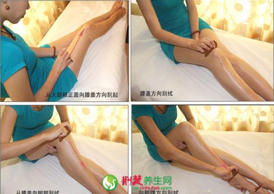 刮痧瘦腿的减肥方法 如何刮痧瘦腿