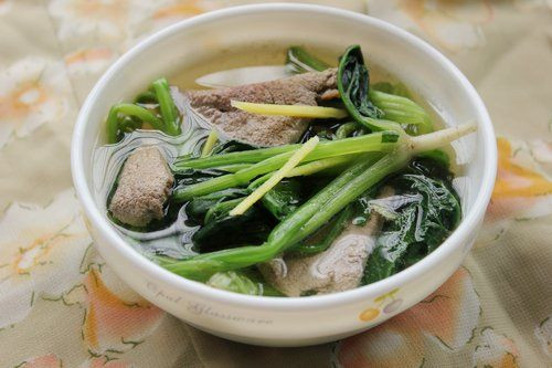 疏风清热 猪肝汤的简易做法
